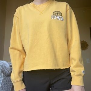 AE Tailgate Iowa Cropped Crewneck